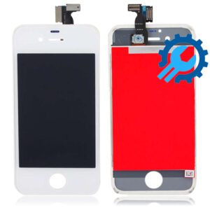 Reparation LCD Iphone 4s Blanc - white
