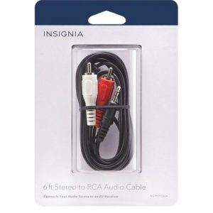 Câble 3,5 mm à Y-RCA de 1,8 m (6 pi) d'Insignia