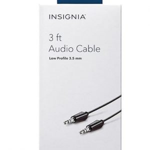 Cable audio de 3,5 3ft et 0,9m Profil compact