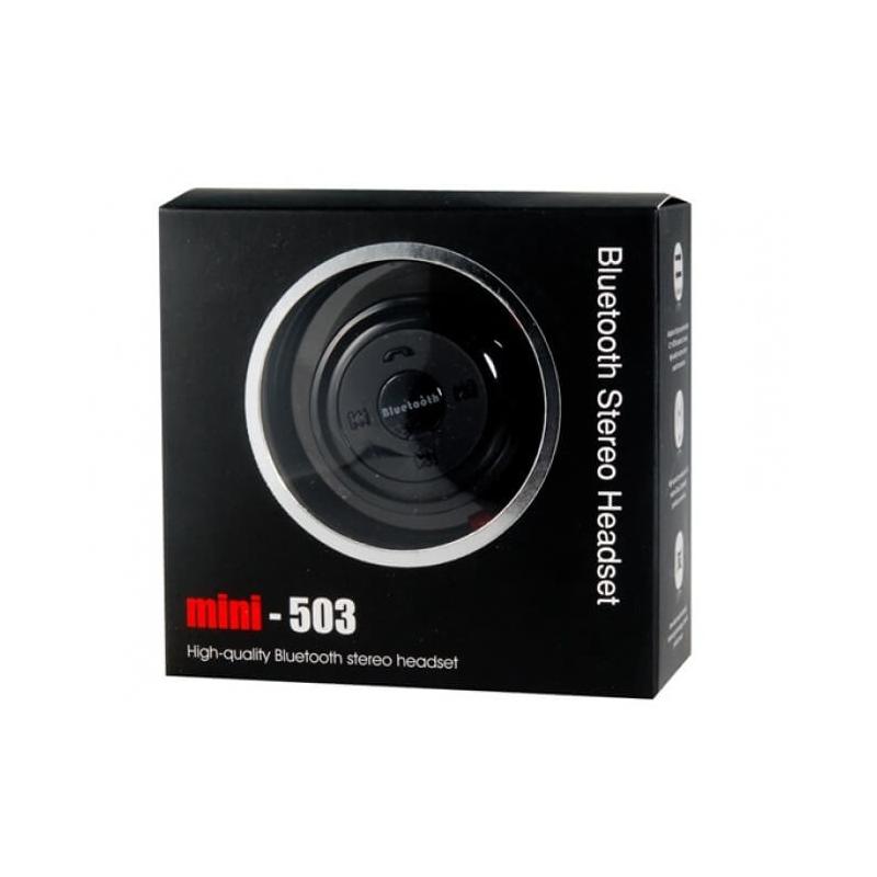 Casque stéréo sans fil casque sport Bluetooth Mini 503 Dual - Noir