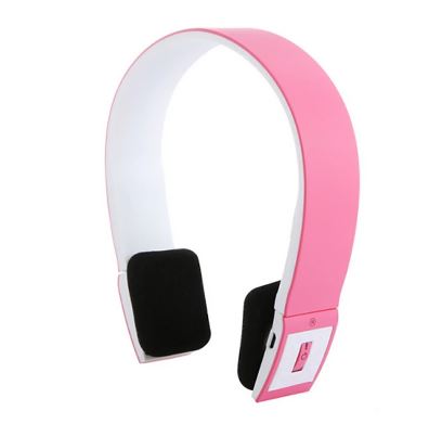 Bluetooth 2ch Stereo Audio Headset(V3.0+EDR) For iPhone, iPad, iPod Touch and More - Pink