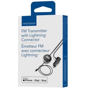 Émetteur FM d'Insignia avec connecteur Lightning