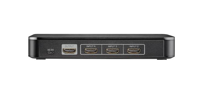 Commutateur HDMI 4K à 4 ports de Rocketfish (RF-G1501-C) - Noir – Image 3