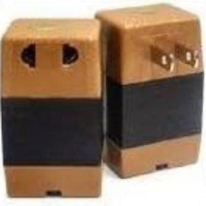 50 W convertisseur de voyage, broche plate 110v to 220v