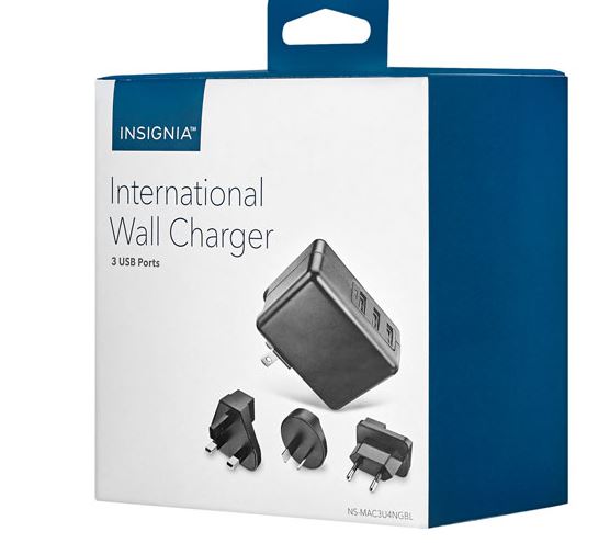 Insignia 3-Port USB Travel Wall Charger