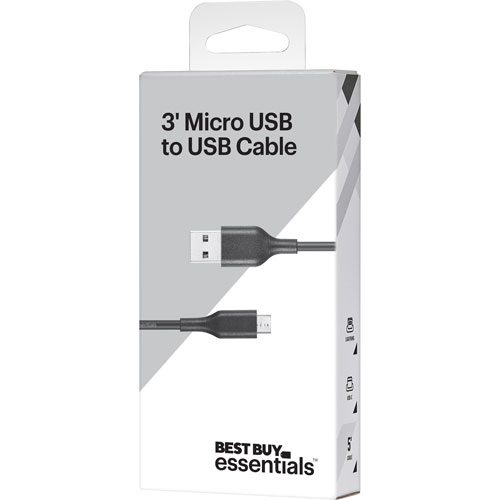 Câble micro USB/USB-A de 0,9 m (3 pi)
