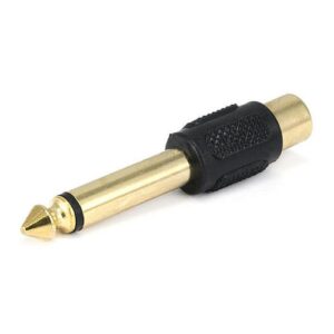 1 RCA femelle a jack 6,3mm male