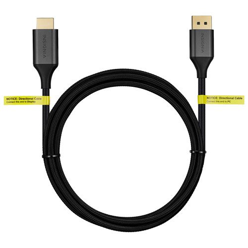 Câble DisplayPort à HDMI UHD 4K de 1,83 m (6 pi) d'Insignia – Image 3