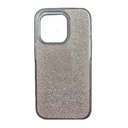 Apple iPhone 14 Pro - Étui de téléphone en cristal de verre scintillant - Pink