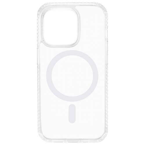 Étui rigide ajusté d'Insignia avec MagSafe pour iPhone 14 Pro - Transparent