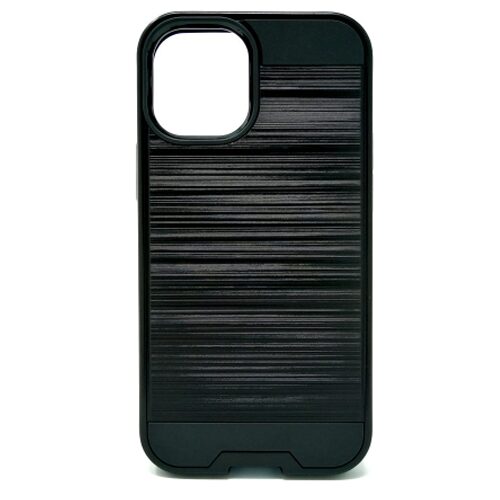 Apple iPhone 13 - Slim Sleek Brush Metal Case - noir