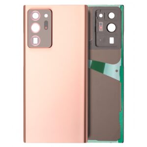 BACK COVER GLASS WITH CAMERA LENS COMPATIBLE FOR SAMSUNG GALAXY NOTE 20 ULTRA (NO LOGO) (AFTERMARKET PLUS) (MYSTIC BRONZE)