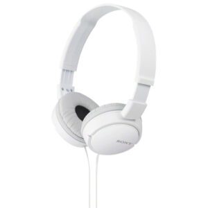 Casque d'écoute MDR-ZX110 de Sony avec microphone intégré - Blanc