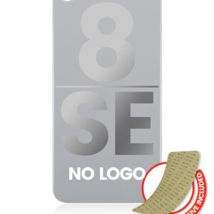 Black Glass silver for iPhone 8