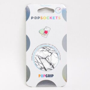PopSockets® PopGrip - Dove White Marble