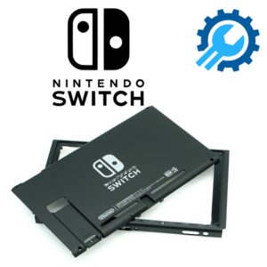 Réparation Housing Shell Case Cover (Top & Bottom) Compatible For Nintendo Switch - Black