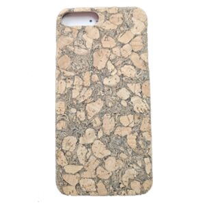 VEBE Unique Black Natural Wood Cork Phone Cover Back Case for iPhone 7/8 *k