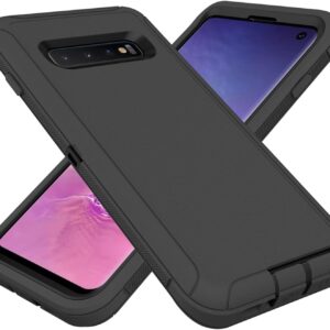 Étui noir solide pour Samsung S10 Plus